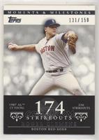 Roger Clemens (1987 AL Cy Young - 256 Strikeouts) #/150