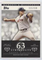 Roger Clemens (1987 AL Cy Young - 256 Strikeouts) #/150