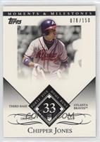 Chipper Jones (1999 NL MVP - 45 Home Runs) #/150