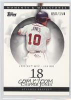 Chipper Jones (1999 NL MVP - 110 RBI) #/150