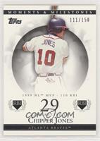 Chipper Jones (1999 NL MVP - 110 RBI) #/150