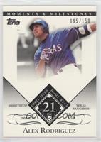 Alex Rodriguez (2003 AL MVP - 47 Home Runs) #/150