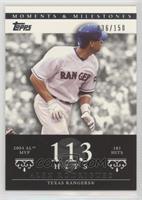 Alex Rodriguez (2003 AL MVP - 181 Hits) #/150