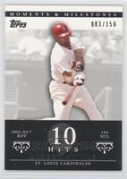 Albert Pujols (2001 NL ROY - 194 Hits) #/150