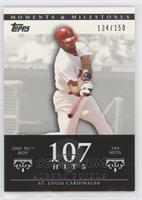 Albert Pujols (2001 NL ROY - 194 Hits) #/150