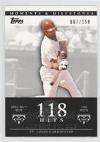 Albert Pujols (2001 NL ROY - 194 Hits) #/150