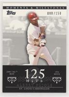 Albert Pujols (2001 NL ROY - 194 Hits) #/150