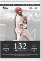 Albert Pujols (2001 NL ROY - 194 Hits) #/150