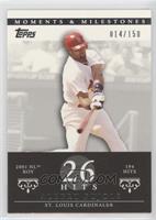 Albert Pujols (2001 NL ROY - 194 Hits) #/150