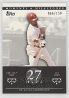 Albert Pujols (2001 NL ROY - 194 Hits) #/150