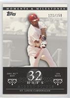 Albert Pujols (2001 NL ROY - 194 Hits) #/150