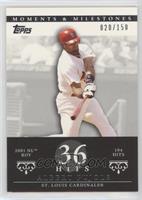 Albert Pujols (2001 NL ROY - 194 Hits) #/150