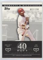 Albert Pujols (2001 NL ROY - 194 Hits) #/150