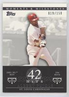 Albert Pujols (2001 NL ROY - 194 Hits) #/150