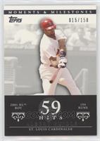 Albert Pujols (2001 NL ROY - 194 Hits) #/150