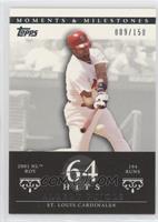 Albert Pujols (2001 NL ROY - 194 Hits) #/150