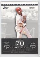 Albert Pujols (2001 NL ROY - 194 Hits) #/150