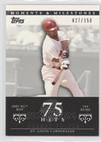 Albert Pujols (2001 NL ROY - 194 Hits) #/150