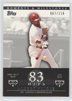 Albert Pujols (2001 NL ROY - 194 Hits) #/150