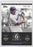 Alex Rodriguez (2003 AL MVP - 124 Runs) #/150