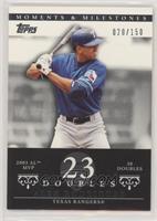 Alex Rodriguez (2003 AL MVP - 30 Doubles) #/150