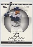 Alex Rodriguez (2005 AL MVP - 130 RBI) #/150