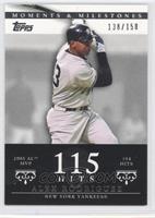 Alex Rodriguez (2005 AL MVP - 194 Hits) #/150