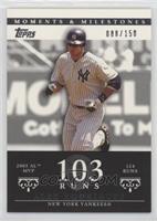 Alex Rodriguez (2005 AL MVP - 124 Runs) #/150