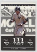 Alex Rodriguez (2005 AL MVP - 124 Runs) #/150