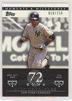 Alex Rodriguez (2005 AL MVP - 124 Runs) [Noted] #/150