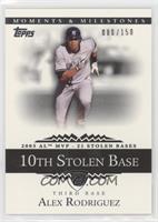 Alex Rodriguez (2005 AL MVP - 21 Stolen Bases) #/150