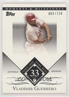 Vladimir Guerrero (2004 AL MVP - 39 Home Runs) #/150