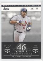 Albert Pujols (2001 NL ROY - 112 Runs) #/150