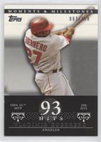 Vladimir Guerrero (2004 AL MVP - 206 Hits) #/150