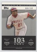 Vladimir Guerrero (2004 AL MVP - 124 Runs) #/150