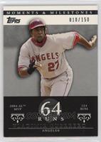 Vladimir Guerrero (2004 AL MVP - 124 Runs) #/150