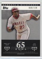 Vladimir Guerrero (2004 AL MVP - 124 Runs) #/150