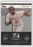 Vladimir Guerrero (2004 AL MVP - 124 Runs) #/150