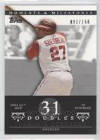 Vladimir Guerrero (2004 AL MVP - 39 Doubles) #/150