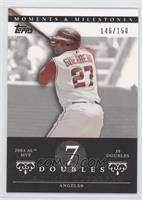 Vladimir Guerrero (2004 AL MVP - 39 Doubles) #/150