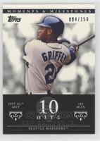 Ken Griffey (1997 AL MVP - 185 Hits) #/150