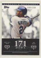 Ken Griffey Jr. (1997 AL MVP - 185 Hits) #/150