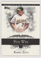 Barry Zito (2002 AL Cy Young - 23 Wins) #/150