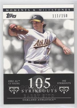 2007 Topps Moments & Milestones - [Base] #49-105 - Barry Zito (2002 AL Cy Young - 182 Strikeouts) /150