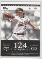 Barry Zito (2002 AL Cy Young - 182 Strikeouts) #/150