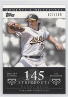 Barry Zito (2002 AL Cy Young - 182 Strikeouts) #/150