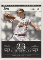 Barry Zito (2002 AL Cy Young - 182 Strikeouts) #/150