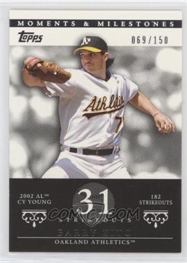 2007 Topps Moments & Milestones - [Base] #49-31 - Barry Zito (2002 AL Cy Young - 182 Strikeouts) /150
