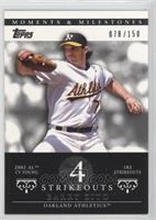 Barry Zito (2002 AL Cy Young - 182 Strikeouts) #/150