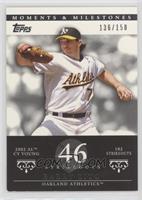 Barry Zito (2002 AL Cy Young - 182 Strikeouts) [EX to NM] #/150